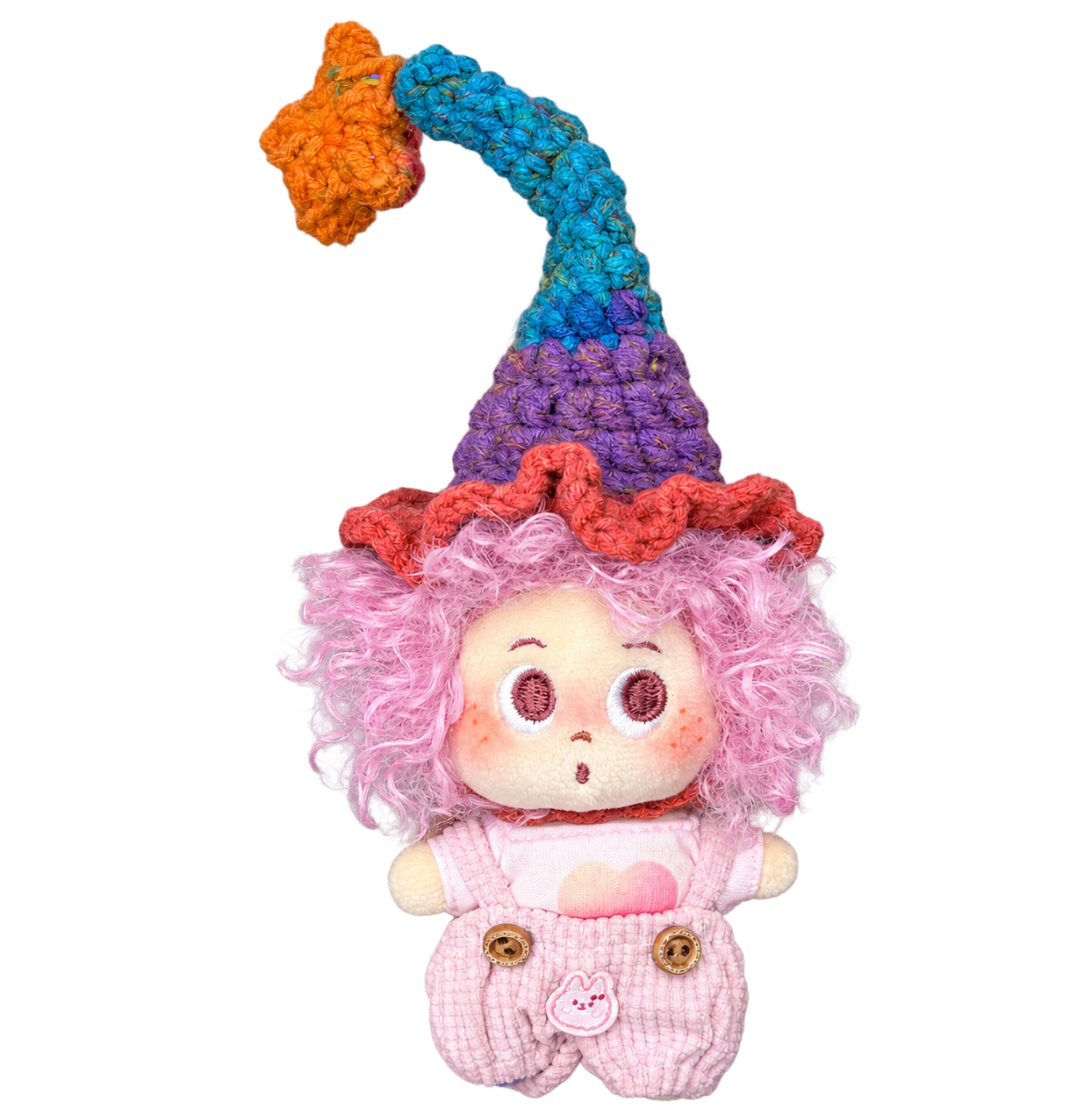 Lulu, lilac hair: isolated doll preview edited from a supplied photo. Original available in the product gallery.